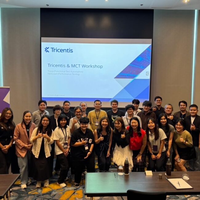 Hands-on Software Testing Automation Workshop by MCT: Tricentis Tosca and NeoLoad Trends.