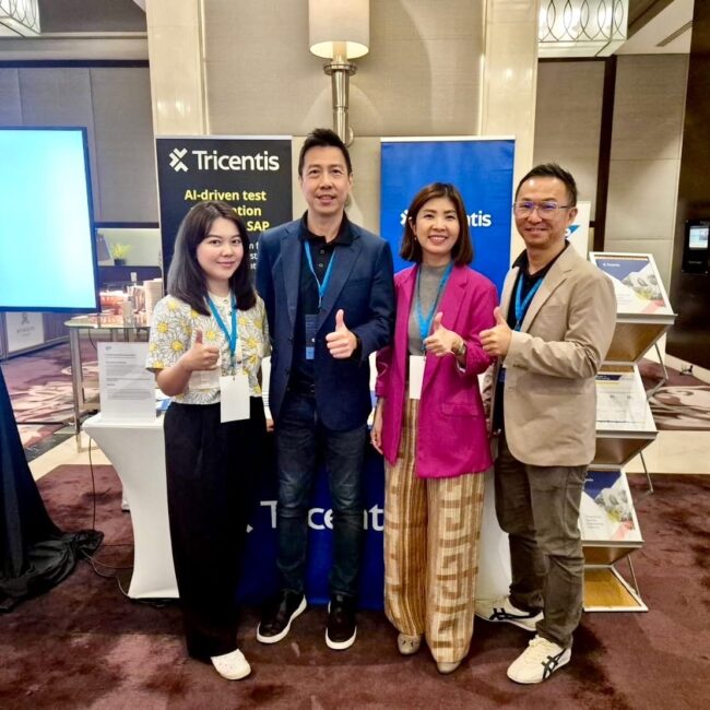 ทีมงาน MCT และ Tricentis ร่วมจัดแสดงโซลูชัน AI-driven test automation ในงาน SAP BTP Summit Thailand